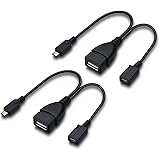 ZYF Micro USB to USB Port Adapter (OTG Cable + Power Cable) for Firestick, Streaming Sticks, Media Devices, Android Phone Tab