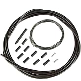 Shimano MTB Optislick Derailleur Cable and Housing Set, Black | MTB Optislick Derailleur Cable &amp; Housing Set - Black, High-Performance, Smooth Shifting