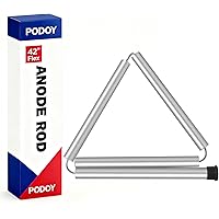 42'' Magnesium Anode Rod for Hot Water Heater Compatible with Rheem Reliance Richmond Kenmore GE Tanks, 42'' Flexible Three Q