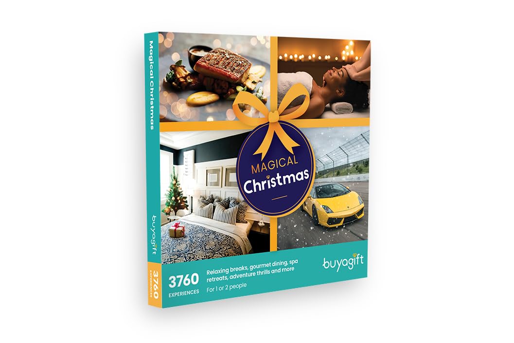 Buyagift Magical Xmas Experience Box – 4695 Experiences for 1 or 2 People
