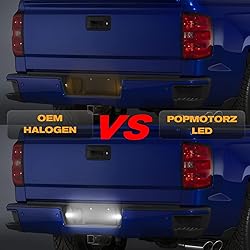 POPMOTORZ LED License Plate Light Compatible with