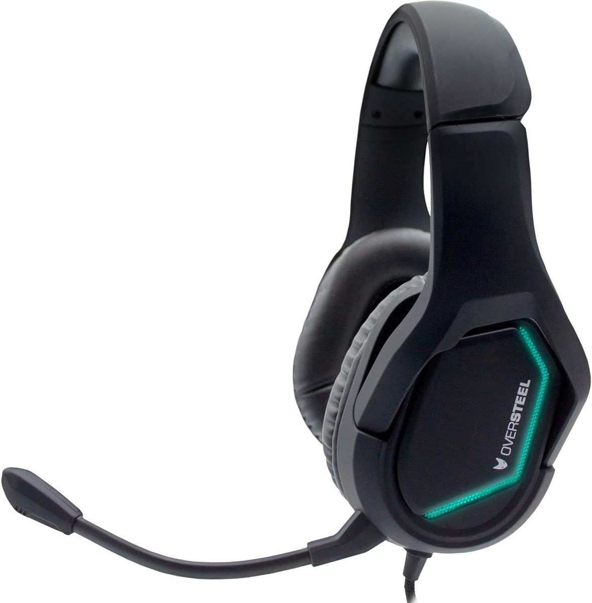 Oversteel ZAMAK - RGB Gaming Headset with Microphone, Stereo Sound, black - Image 3