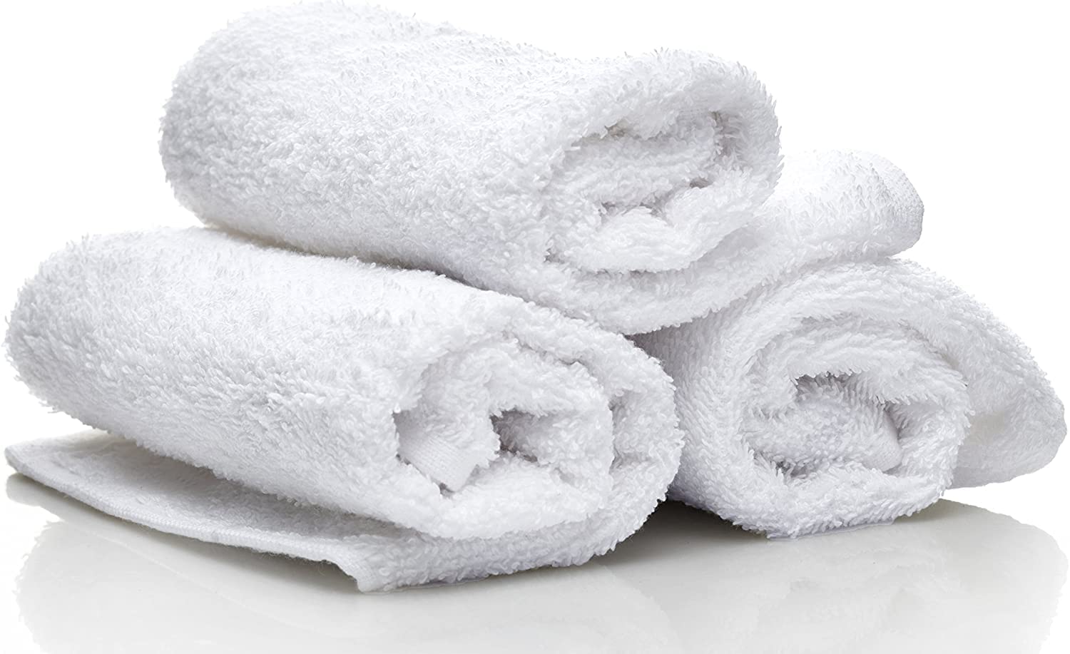 Dudu N Girlie Soft Terry Towelling Nappies 100% Ring Spun Cotton – 3 Pack 60x60cm Reusable Washable Cloths, Absorbent Flannels & Wipes, Supreme Quality Essentials for Newborn Care (White)