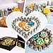 Christmas Russian Piping Tips Set 66pcs - Cake Cupcake Decorating Supplies kit- 25 Icing Nozzles Frosting tips - Ball Tips -30 Bags - 6 Silicone cups - 2 Couplers - Booklet - GIFT BOX by Stanley Fox
