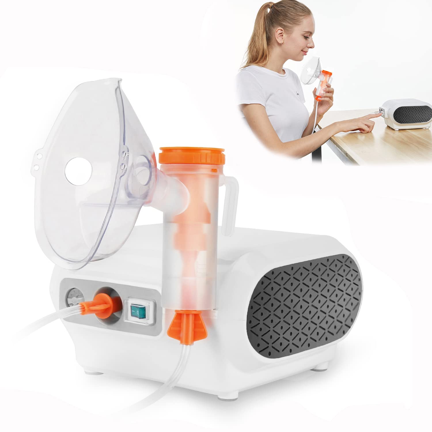 Photo 1 of Freeway Compresor Nebulizer, Nebulizer Machine with 1 Set Acessory, Jet Nebulizers Personal Steam Inhaler for Kids Adults