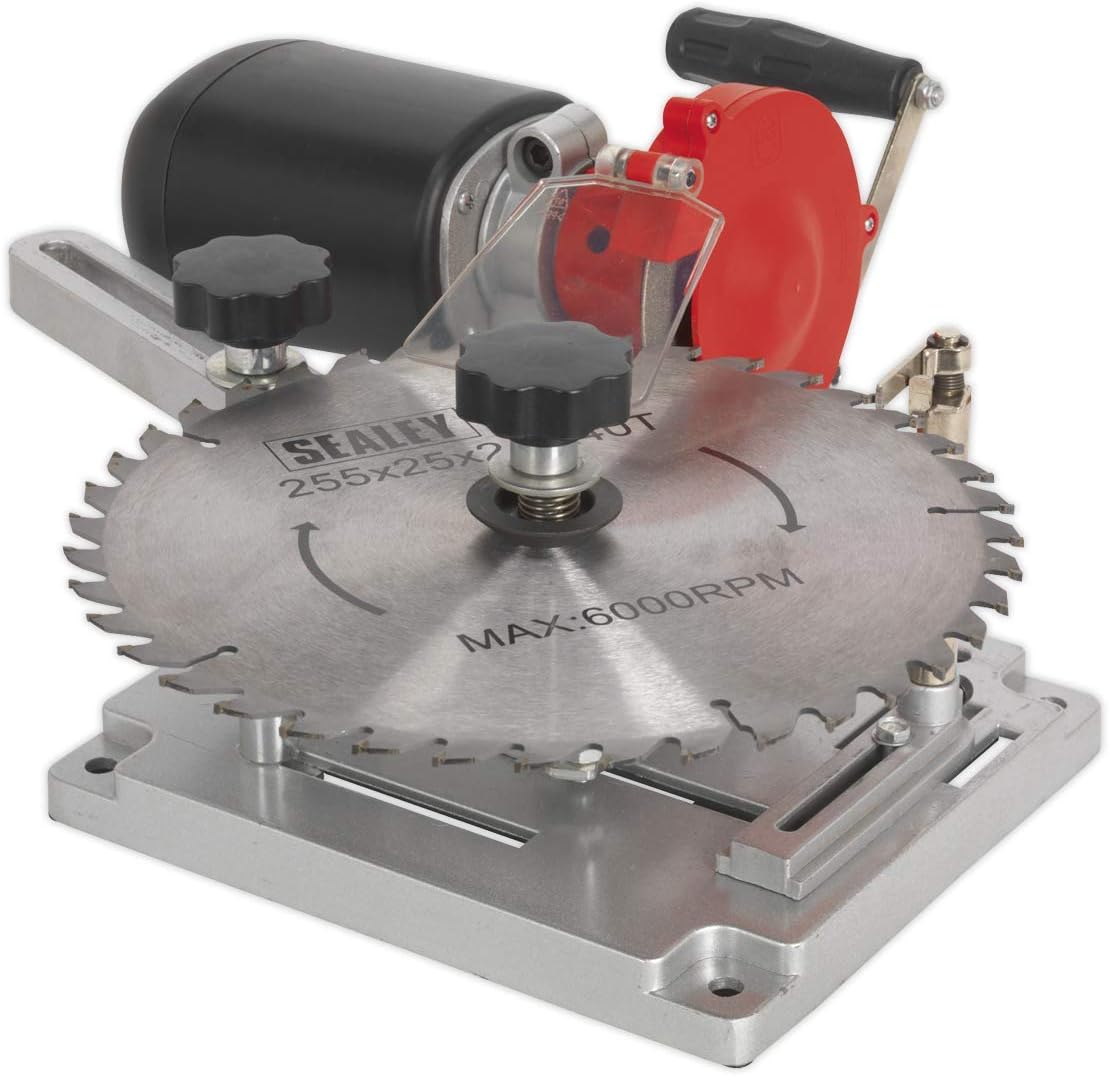 Sealey Sms2003 Saw Blade Sharpener - Bench Mounting 110W, White - Image 5