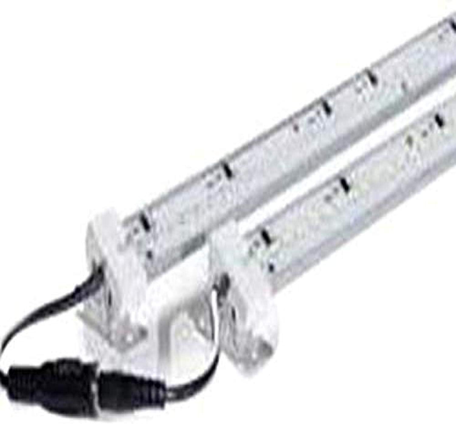 sWheat Scoop TrueLumen 24-Inch TrueLumen Pro LED Strip Light, Marine Fusion 12K White/Actinic Blue Combo with Canopy Brackets