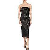 Cinq à Sept Women's Vegan Leather Strapless McKenna Dress