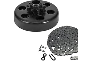 MOOSUN Centrifugal Clutch 3/4 Bore 10T for #40/41/420 Chain Compatible for Go Kart Minibike Lawnmower Fun Kart Engine 3/4 Bar