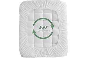 Memory Foam Mattress Topper King Size, Extra Soft and Breathable Pillow Top Mattress Topper with 3D Air Mesh,1000GSM Fluffy F