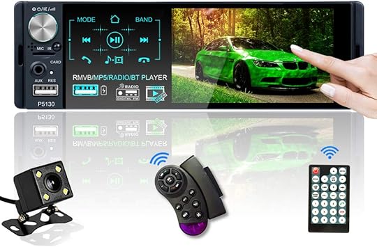 Radio del Coche 1 DIN 4.1 Pulgadas Pantalla Táctil Autoradio ...