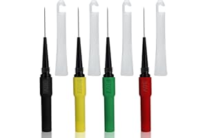 BOCEUC Piercing Clip Test Probe, 0.7mm Test Probe Pins, Non-Destructive Insulation Wire Piercing Needle, Piercing Probes Set 