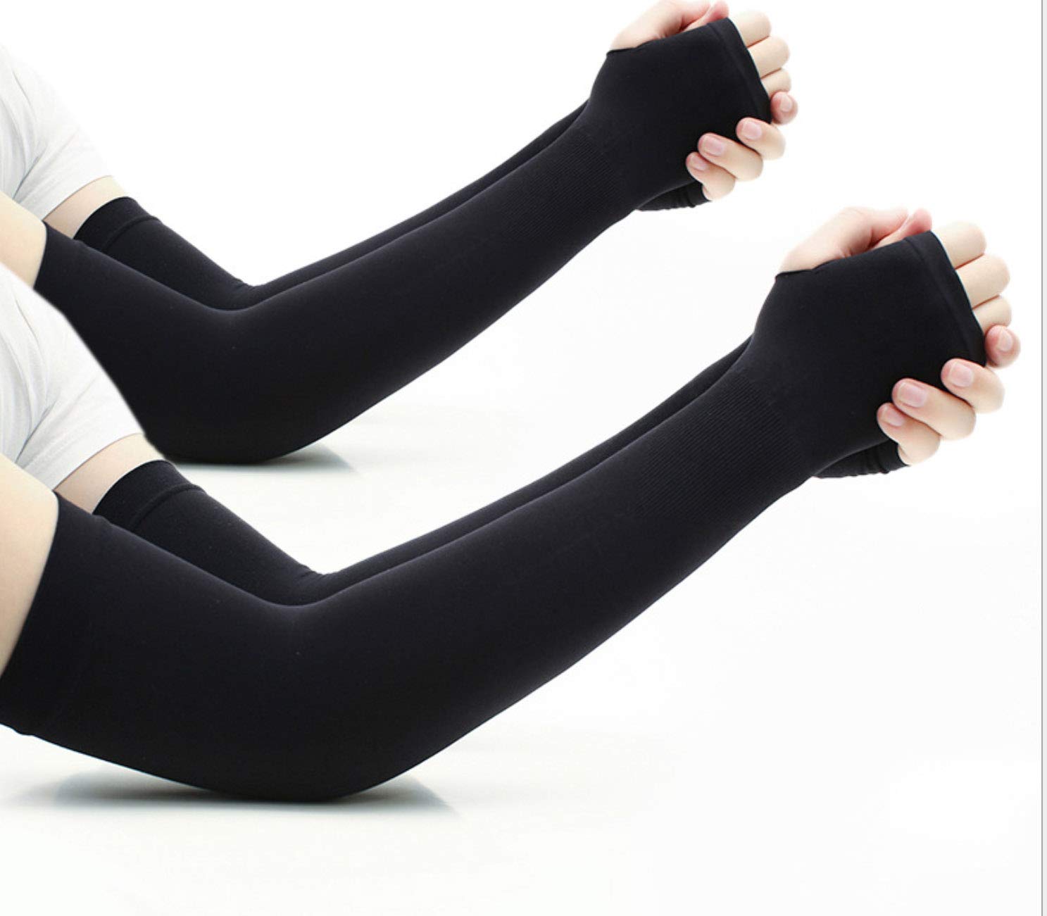 [2 Pairs]Arm Cover, uv arm covers, Golf, Bicycles, Basketball, Hiking, Sun Protection, Moisture Absorption, Arm Compression Sleeve.