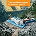 Fox Outfitters Airlite Sleeping Pad for Camping, Backpacking, Hiking. Quick Inflating Design with Built-in Pump.