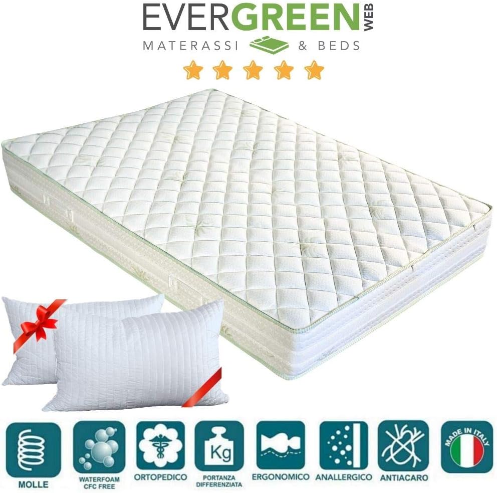 materasso a molle con materasso a molle