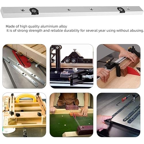 Miter Bar Slider Table Saw, 300mm/450mm Aluminum Alloy Miter Bar Slider Durable Table Saw Miter Gauge Rod Woodworking Tool For Building Various Jigs On Your Table Saw 634f566847005d106590800d
