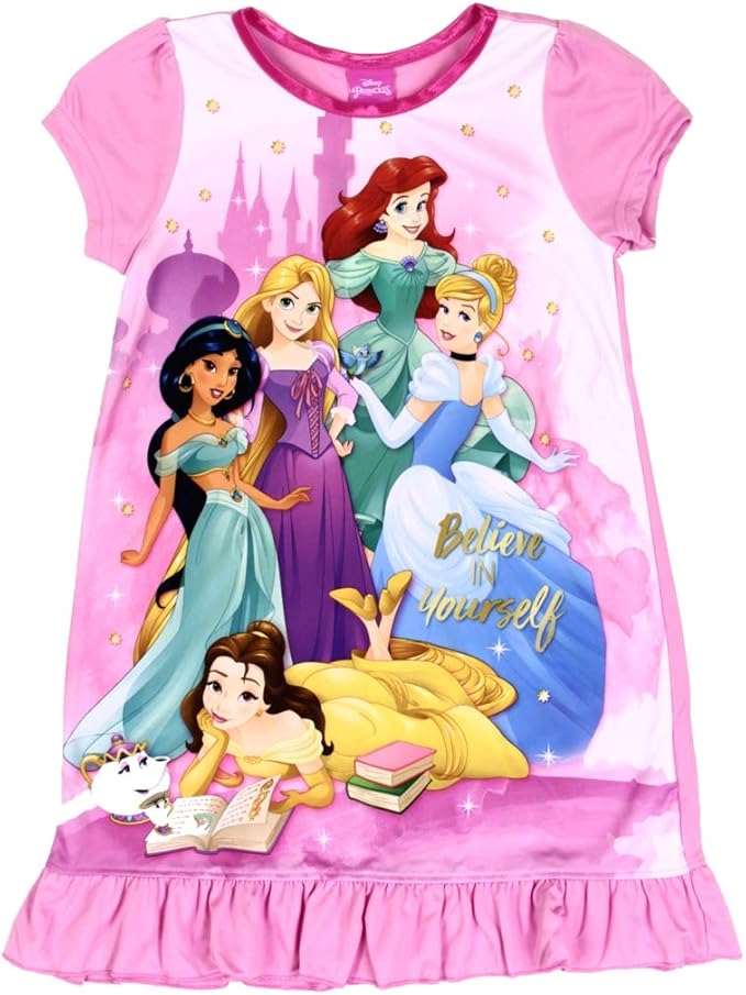 Disney Princess Little Girls' Nightgown Pink Clothing