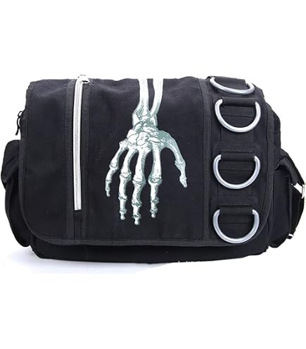 Amazon.com | Goth Y2k EMO Messenger Bag Grunge Street Hipster
