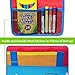 Kids Travel Tray - With FREE Crayons + Printable Childrens Activity Book. Small Portable Lap Accessory Organizer for Baby, Infant, Toddler to Play, Draw, Snack in Car Seat, Airplane, Bus, Stroller