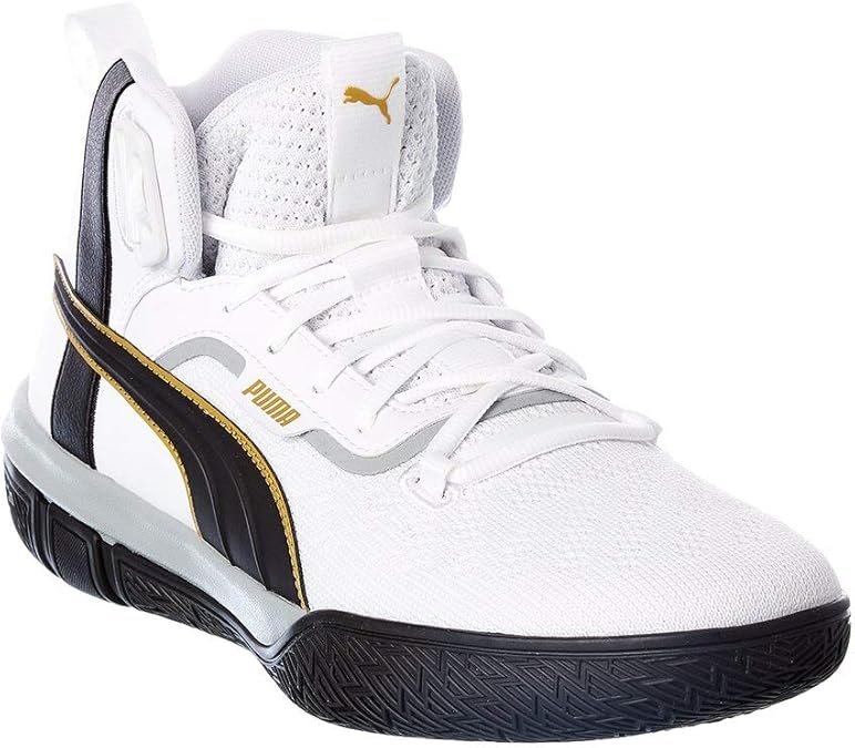 Puma Mens Legacy 68 Athletic Basketball Shoes, (Size 8, Puma Black/Puma