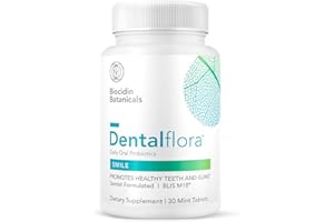 BIO-BOTANICAL RESEARCH Biocidin Dentalflora Oral Probiotic - Supports Oral Microbiome & Teeth Care - Helps Reduce Formation of Dental Plaque - Breath Freshener Tablets (30 Mint Fresh Tablets)