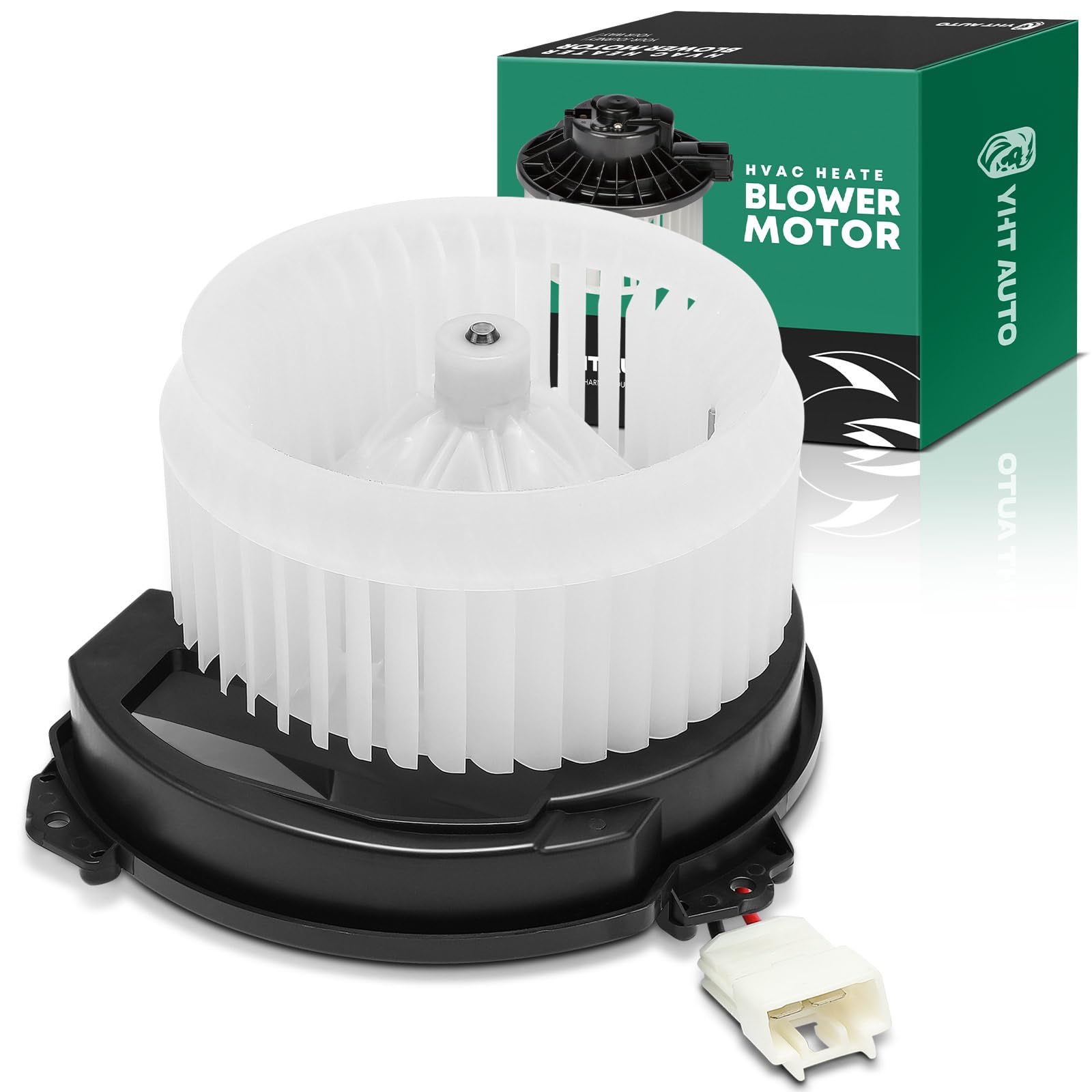 Photo 1 of YHTAUTO AC Heater Blower Motor w/Wheel Replacement for Jeep Cherokee 2014-2023 Chrysler 200 2015-2017, Front Side OE# 68223053AC