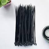 Oksdown 100 Pack Black Cable Ties 200mm 2.5mm Nylon Premium Self Locking view 3