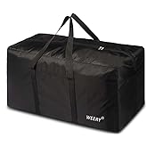 WEERY Extra Large Duffle Bag,96L Lightweight Travel Bag, Foldable Waterproof Duffel Bag for Men Women,Black