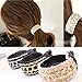 Polytree 2pcs Women's Fashion Chain Hair Clip Barrette Ponytail Holder