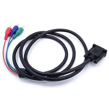Panamami VGA a RCA Cable VGA a TV 3 RCA Adaptador AV S-Video (VGA ...