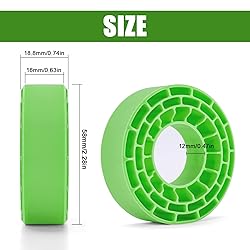 INJORA Silicone Rubber Inserts for 62-64mm*24mm
