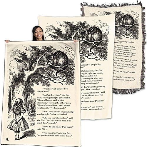 GG Promo Alice and The Cheshire Cat - Throw Blanket/Tapestry Wall Hanging (Polar Fleece)