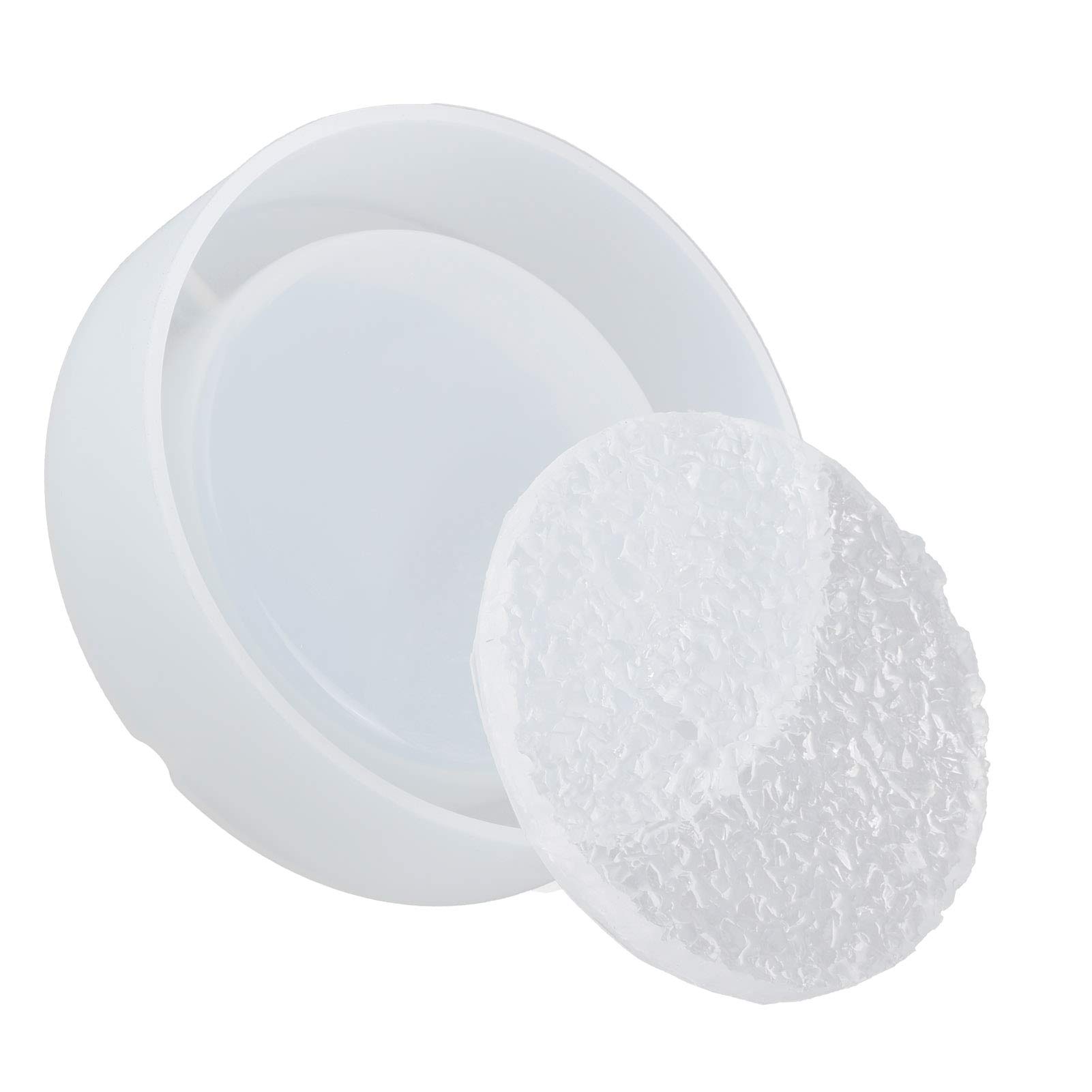 Ashtray Large Silicone Mould 1 Set Mirror Storage Box Round Crystal Enormous Storage Container Big Fungus Huge Cigarette Tray Resin Casting Molds