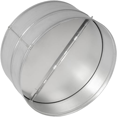 HVAC OV Efficient 10'' Inch Backflow Damper - Vent Deflector - One Way ...