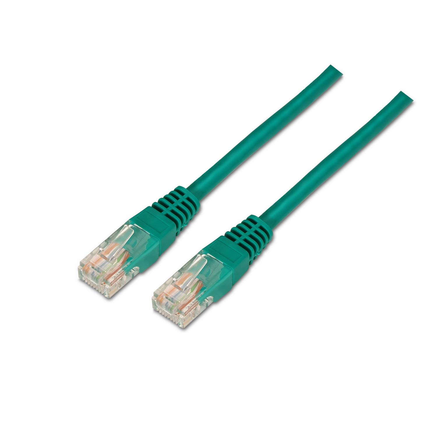 AISENS A135 – 0248 – LATIGUILLO RJ45 Network Cable (3 m, 10/100/1000 Mbit/s, Switch/Router/Modem/Patch panel/Access Point/patch fields) Green