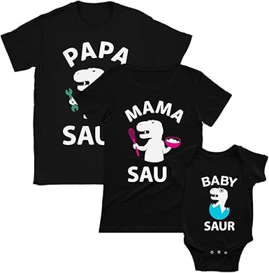 Green Turtle T Shirts Papa Saur Mama Saur Bebe Saur Regalo Original Para Toda La Familia Amazon Es Ropa Y Accesorios