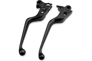 LONSDA Black Brake Clutch Lever for Harley Davidson 96-03 Sportster 883 1200/96-07 Road King/96-10 Dyna Wide Glide Low Rider/99-09 Night Train/96-10 Fat Boy/Softail 96-14/Street Bob 06-10#OEM 43040