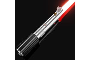 BSTSABER Upgrade App Control ANK Lightsaber, Smooth Swing 34 Sets Sound Effects 12 Light Effects and 16 Colors Change, Metal Dueling Light Saber for Adults Cosplay Gift (Pixel-ANK)