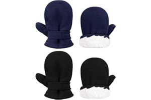 Sarfel Baby Mittens Toddler Gloves Kids Winter Gloves Baby Girl Boy Winter Mittens Infant Mittens 2 Pair Pack