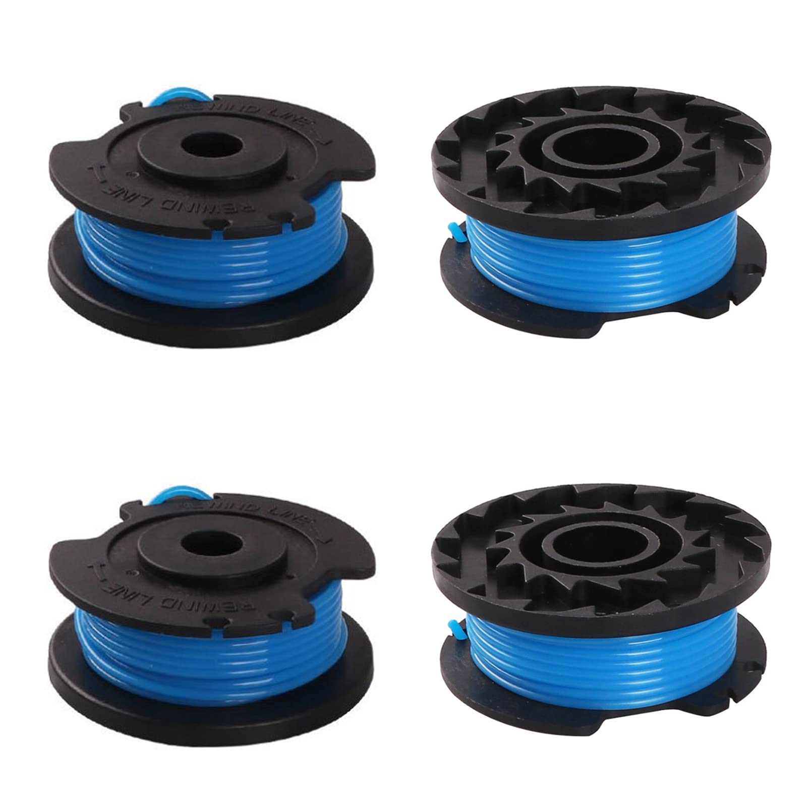 4 Pcs Strimmer Spool,Strimmer Wire,Trimmer Spool,String Trimmer Replacement Spool Line,Strimmer Line,Cordless Trimmer Line,Strimmer Spool Replacement,for Greenworks Lawn Mower(0.065 Inch)