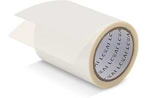 LCEAI RV Awning Repair Tape, Tent Repair Patch, Tear Repair Kit for Tarps, Boat Cover Repair, Tents, Sailboats, Waterproof, Clear, 1 Roll 3 in. x 60 in.