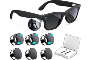 ANKNDO 6Pcs LED Light Blocking Covers for Ray-Ban Meta Wayfarer/Skyler/Headliner Gen2 & Oakley Meta HSTN Smart Glasses Accessories Adjustable LED Cover for Meta Glasses Easy Block Light Not Affect Recording