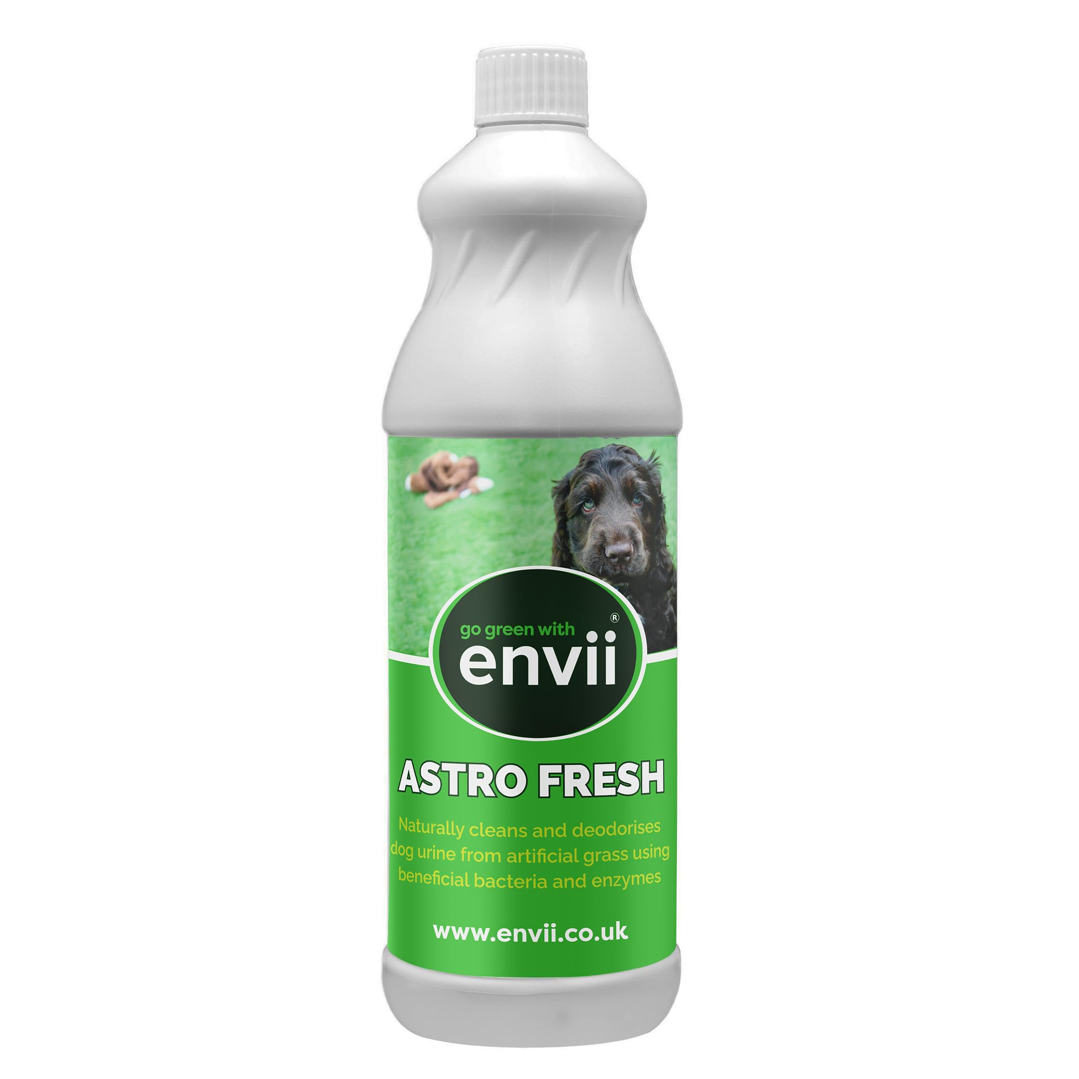 envii Astro Fresh - Natural Artificial Grass Cleaner for Dogs Urine & Odour Remover - Chemical Free Ready to Use Hose End Sprayer - Easy to Apply 1L treats 100m2