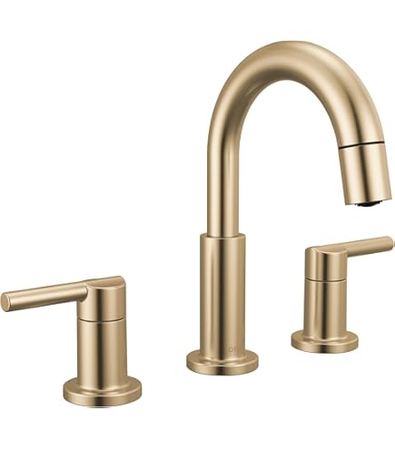 Delta Faucet Trinsic Pull Down Bathroom Faucet, Bathroom Pull Out