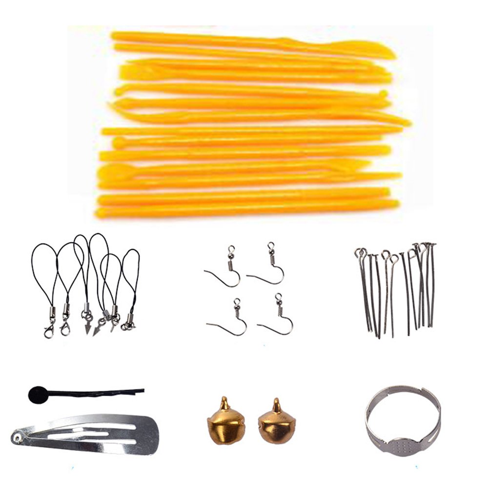 Amor 24 Colors Polymer Clay Modeling Magic Clay Safety Soft Oven Baking DIY Clay Set with Tools