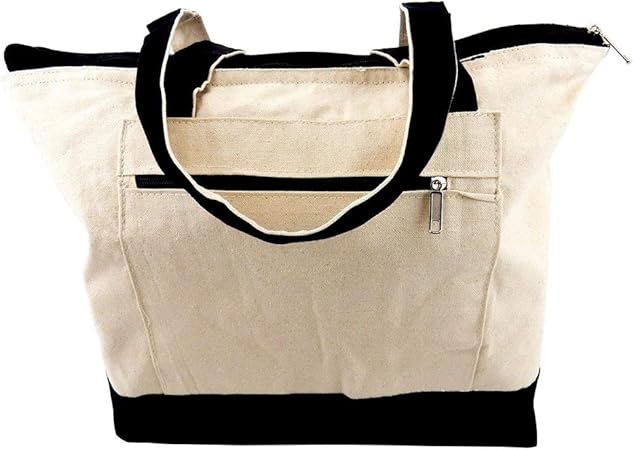 neutral tote bag