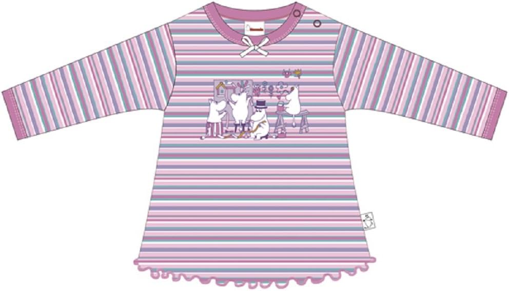 Moomin Baby Girls Children's Kids Princess Skirt Top Bow Tunic Dress Party Clothes (56 - 3-6 Month Old)
