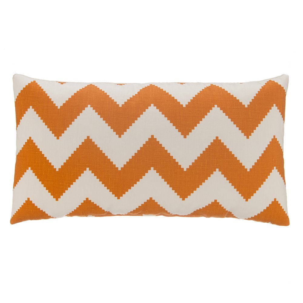 Best Orange Chevron Kitchen Chair Cushions