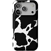 Casely iPhone 17 Pro Case | Current Mood | Cow Print | Bold Protective Design | Compatible with MagSafe