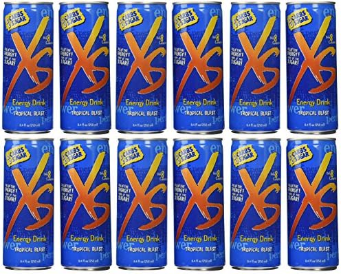 XS Energy Drink - Tropical Blast 8.4 fl. oz., Pack of 12